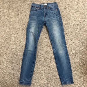 Madewell High Riser Skinny Jeans